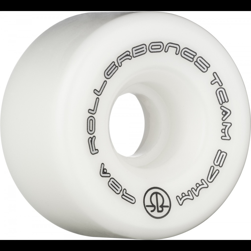 Rollerbones Team Logo 57mm 98A 8pk White